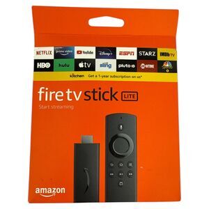 Amazon Fire TV Stick Lite HD Media Streamer Alexa Voice Remote Black